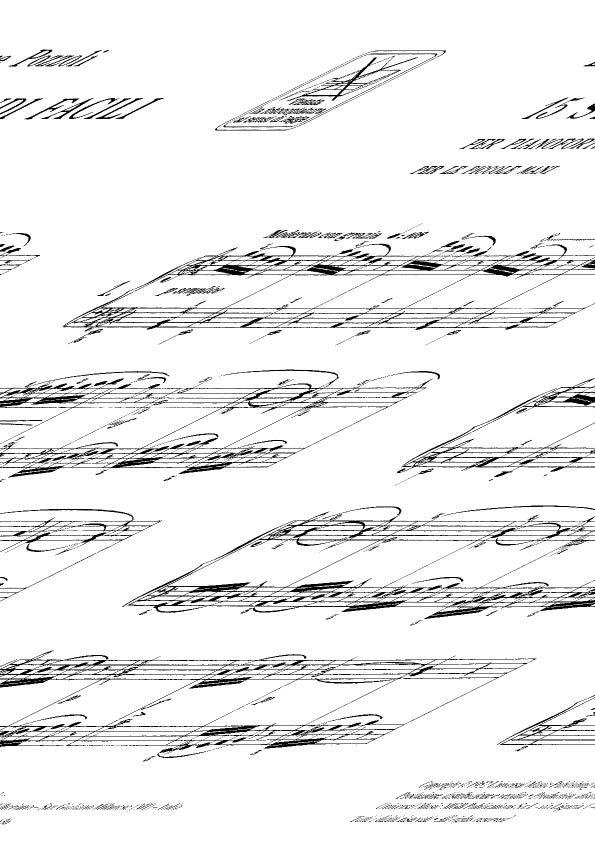 15 Studi facili per le piccole mani - pro klavír
